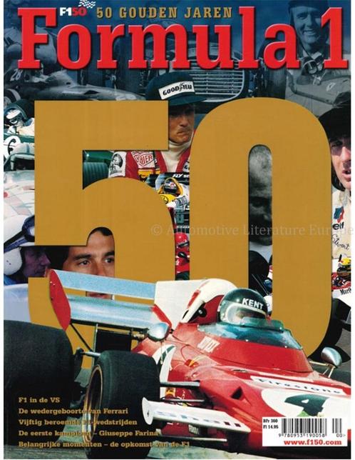 FORMULA 1, 50 GOUDEN JAREN, Boeken, Auto's | Boeken