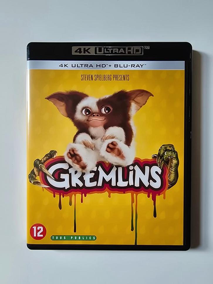 GREMLINS (4K ULTRA HD + BLURAY), Cd's en Dvd's, Blu-ray, Gebruikt