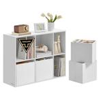 Witte Opbergkast 83x27x61cm | Retour Deal | 55% Korting, Huis en Inrichting, Verzenden, Nieuw, 50 tot 100 cm, Minimalistisch