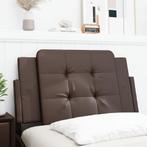 vidaXL Hoofdbordkussen 80 cm kunstleer bruin, Huis en Inrichting, Slaapkamer | Bedden, Verzenden, Nieuw