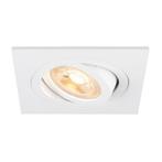 SLV NEW TRIA inbouw spot vierkant 90x90mm GU10 kantelbaar, Verzenden