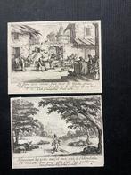 Jacques Callot (1592-1635) - Two prints from the Series La