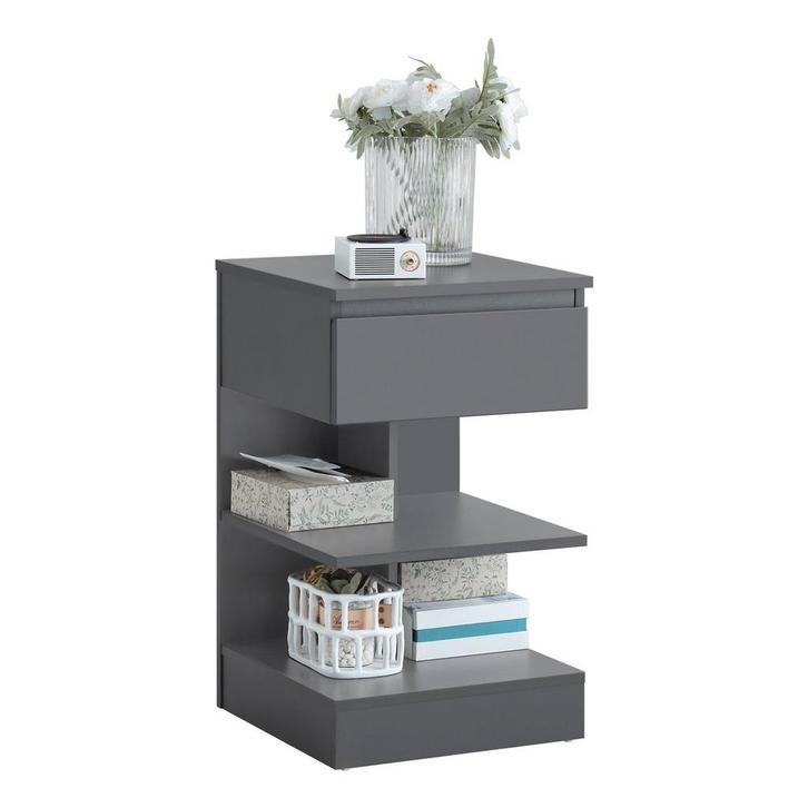 2dekans | SoBuy Bijzetkastje - Salontafel met 1, Huis en Inrichting, Tafels | Salontafels, Ophalen of Verzenden
