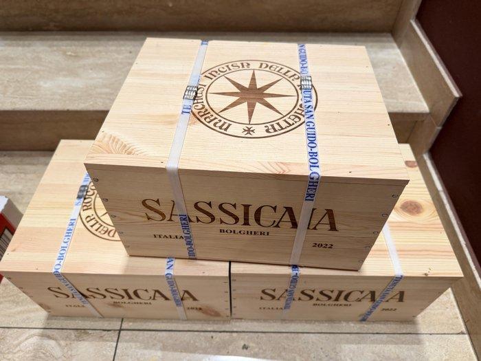 2022 Tenuta San Guido, Sassicaia - Bolgheri DOC - 18 Flessen, Verzamelen, Wijnen