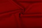 Meubelstof rood - Linnen stof 50m op rol, Verzenden, Nieuw