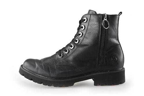 Remonte Veterboots in maat 40 Zwart | 5% extra korting, Kleding | Dames, Schoenen, Zwart, Gedragen, Overige typen, Verzenden