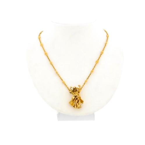 18 Krt. Gouden ketting/armband | Salvador Dalí | Carmen l.., Handtassen en Accessoires, Kettingen, Overige kleuren, Gebruikt, Goud