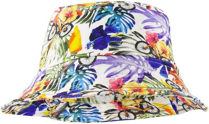 R2 Amsterdam Bucket Hat Print Multicolour maat  Heren, Kleding | Heren, Hoeden en Petten, Nieuw, Verzenden