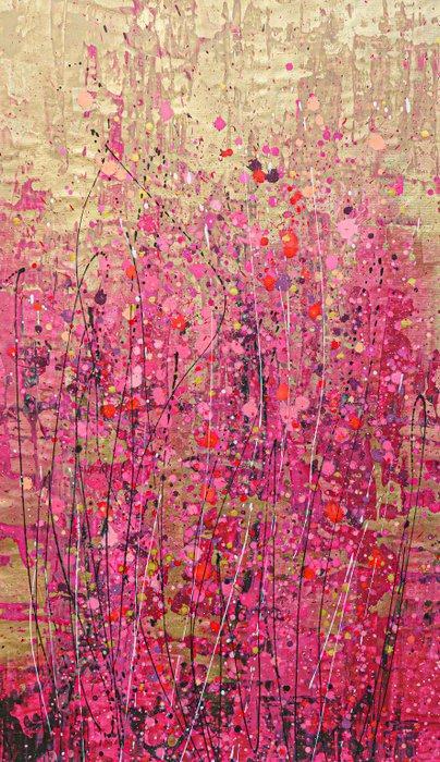 Violeta Endo - Pink Delight. XXL, Antiek en Kunst, Kunst | Schilderijen | Modern