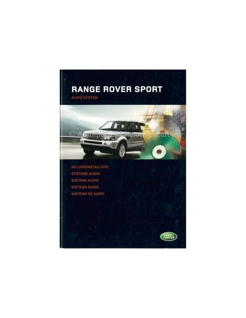 2005 RANGE ROVER SPORT  GELUIDSINSTALLATIE INSTRUCTIEBOEKJ.., Autos : Divers, Modes d'emploi & Notices d'utilisation, Enlèvement ou Envoi