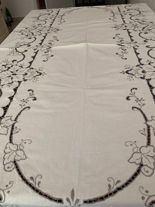 Tafelkleed - 246 cm - 165 cm, Antiek en Kunst, Antiek | Tapijten, Tafelkleden en Textiel