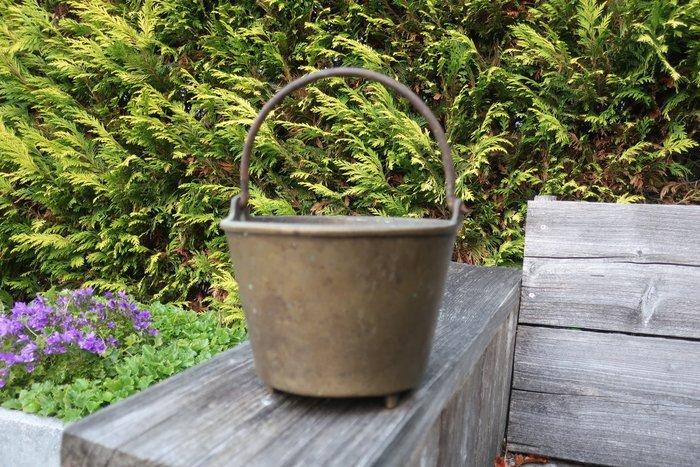 Jardinière - Brons - koperen emmer, Antiek en Kunst, Curiosa en Brocante