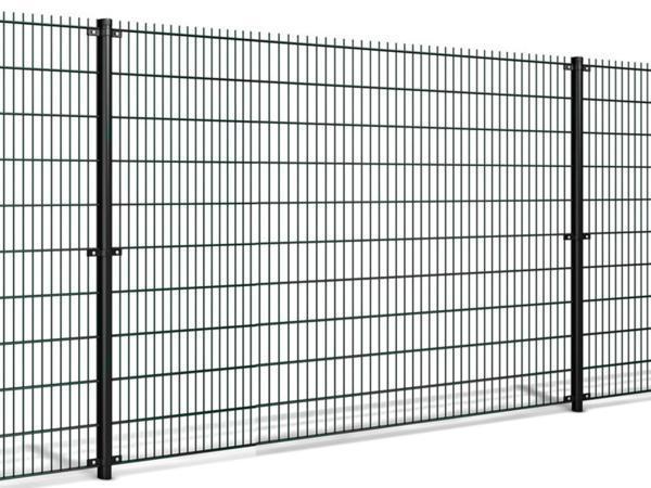 Veiling - Dubbelstaaf hekwerk zwart 2,03 x 25,7m, Tuin en Terras, Schuttingen