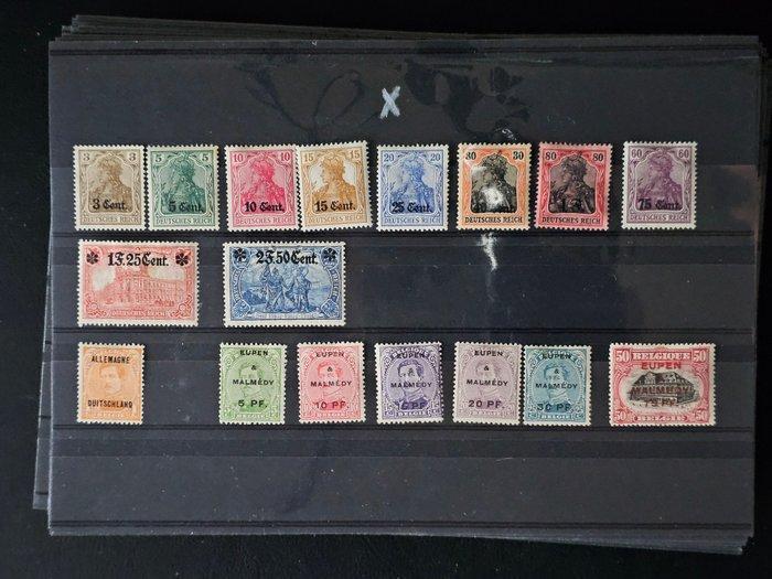 België - Partij Back of the book op A5 kaarten met oa., Postzegels en Munten, Postzegels | Europa | België