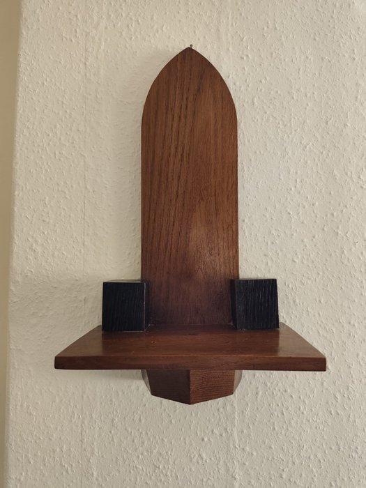 Unknown - Wandtafel - Hout, Eik - Console Amsterdam School, Antiek en Kunst, Kunst | Designobjecten