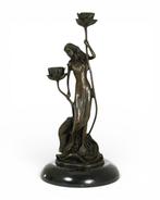 Milo (1910-1978) - sculptuur, Two-light Candleholder in Art, Antiquités & Art