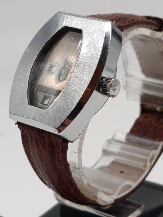 ITRACO - Raro Jump Hour Salterello Movimento Automatico, Handtassen en Accessoires, Horloges | Heren