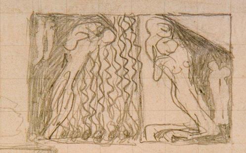 Adolfo Wildt (1868-1931) - Studio di figure, Antiek en Kunst, Kunst | Schilderijen | Modern