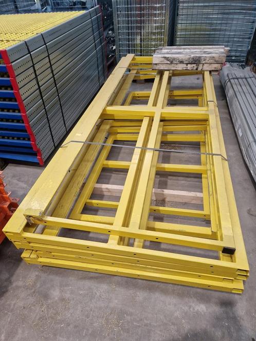 Magazijn Hekwerk Railing Geel Gebruikt 220x105 cm per, Zakelijke goederen, Kantoor en Winkelinrichting | Magazijn, Stelling en Opslag