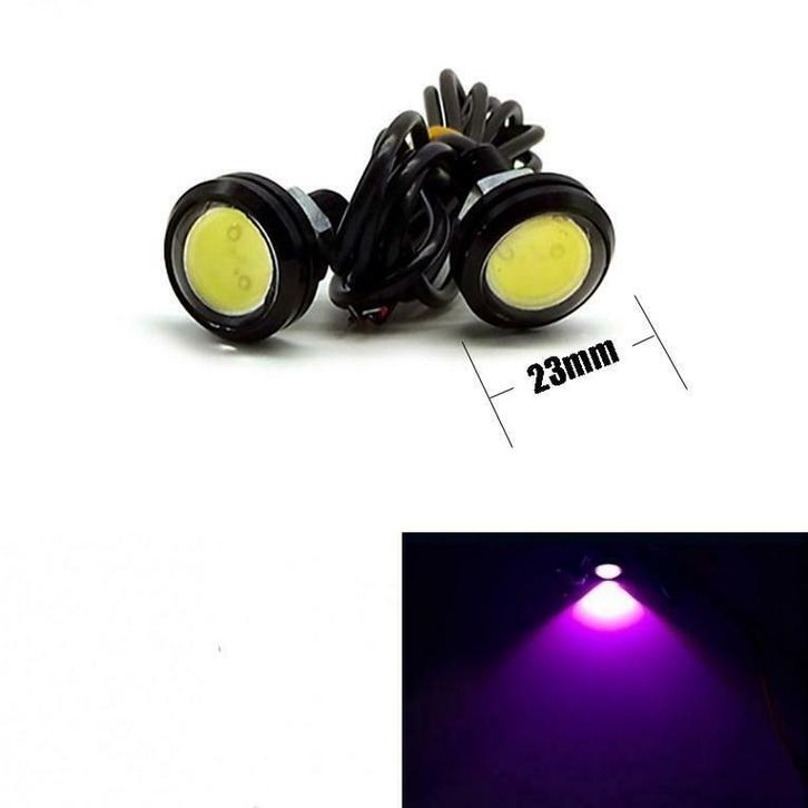 23MM LED - Eagle Eye - Violet - Waterproof, Auto-onderdelen, Verlichting, Verzenden