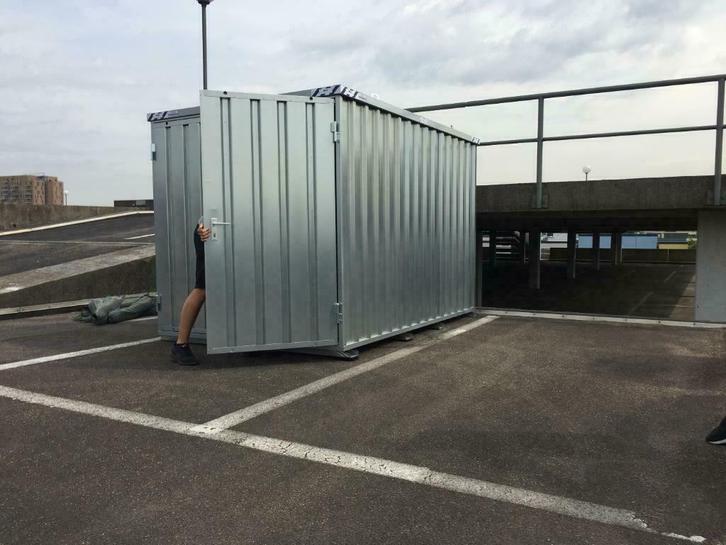 Conteneur avec anneaux de levage - A VENDRE!! 5 x 2 mètres, Doe-het-zelf en Bouw, Bouwketen en Schaftketen, Ophalen