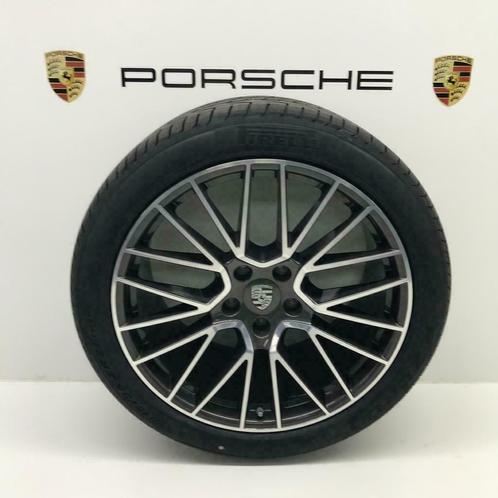 Porsche Cayenne (E3) 21 inch RS Spyder met banden (8 MM), Auto-onderdelen, Banden en Velgen, 21 inch, Zomerbanden, 305 mm, Personenwagen