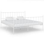 vidaXL Bedframe metaal wit 200x200 cm, Huis en Inrichting, Slaapkamer | Bedden, Verzenden, Nieuw