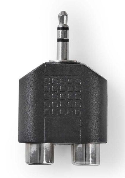 Nedis 3.5mm Aux Male naar 2x RCA Composiet Female-Standaard, Doe-het-zelf en Bouw, Elektriciteit en Kabels, Ophalen of Verzenden
