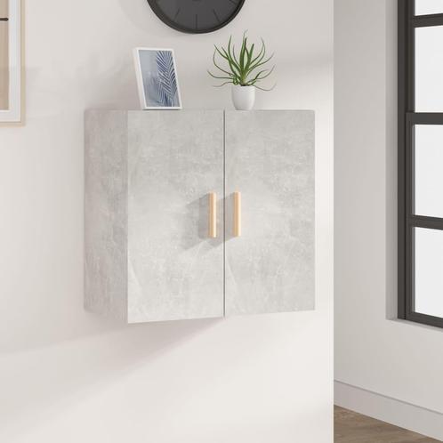 vidaXL Wandkast 60x30x60 cm bewerkt hout betongrijs, Huis en Inrichting, Kasten | Overige, Nieuw, Verzenden