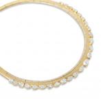 Collier - 14 carats Or jaune - 12.92ct. tw. Diamant