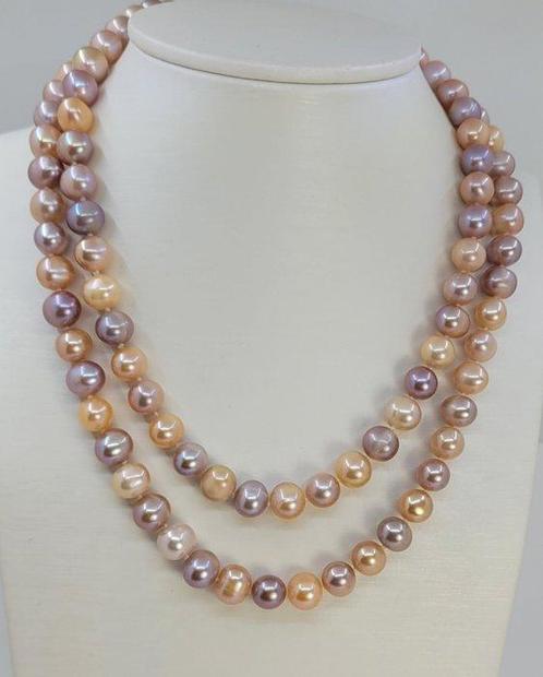 Sans Prix de Réserve - Collier Perles deau douce Multi, Handtassen en Accessoires, Kettingen