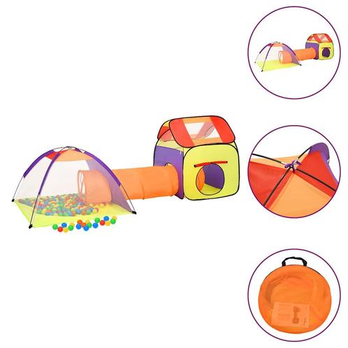 vidaXL Kinderspeeltent met 250 ballen 338x123x111 cm, Kinderen en Baby's, Speelgoed | Buiten | Speeltoestellen, Nieuw, Verzenden