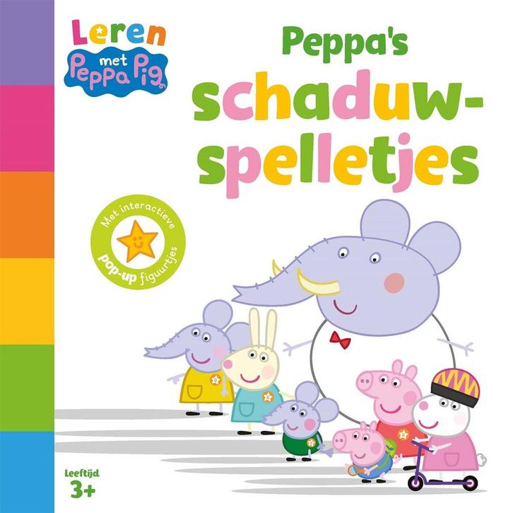Peppas schaduwspelletjes / Leren met Peppa Pig, Boeken, Kinderboeken | Baby's en Peuters, Gelezen, Verzenden