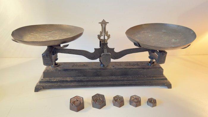 roverbal - Ponterstok (2) - 10 kg - Gietijzer, Gegoten, Antiek en Kunst, Curiosa en Brocante