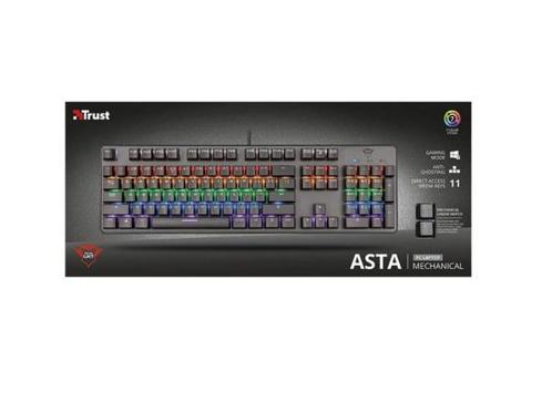 Veiling - Trust Gaming GXT 865 Asta Mechanical toetsenbord, Computers en Software, Toetsenborden