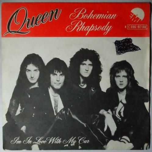 Queen - Bohemian rhapsody / Im in love with my car - Single, Cd's en Dvd's, Vinyl Singles, Single, Gebruikt, 7 inch, Pop