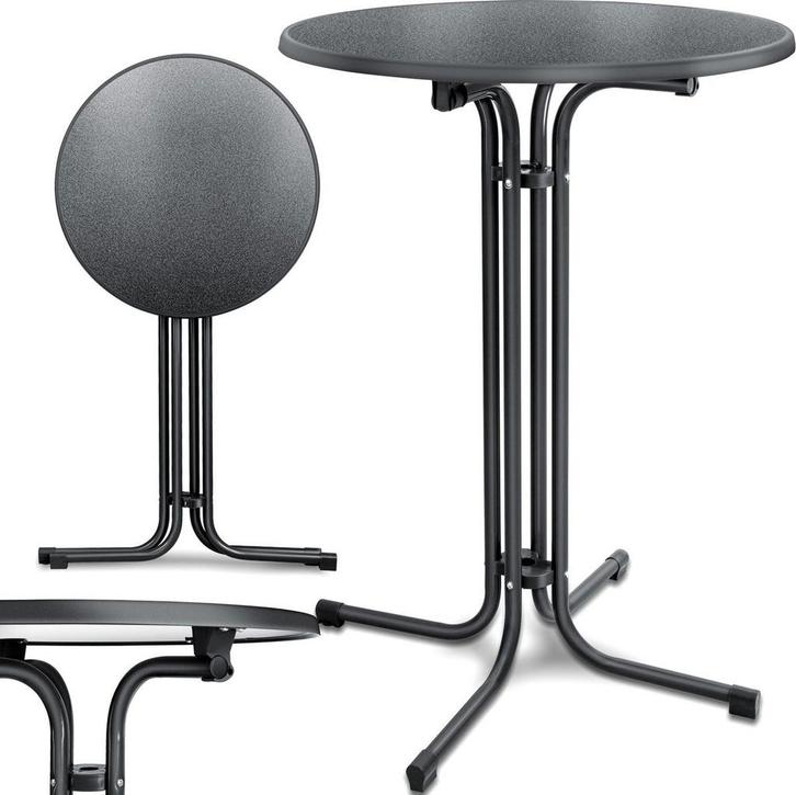 KESSER® Bartafel - Bistrotafel - Klaptafel - 110cm - Zwart, Huis en Inrichting, Overige Huis en Inrichting, Verzenden