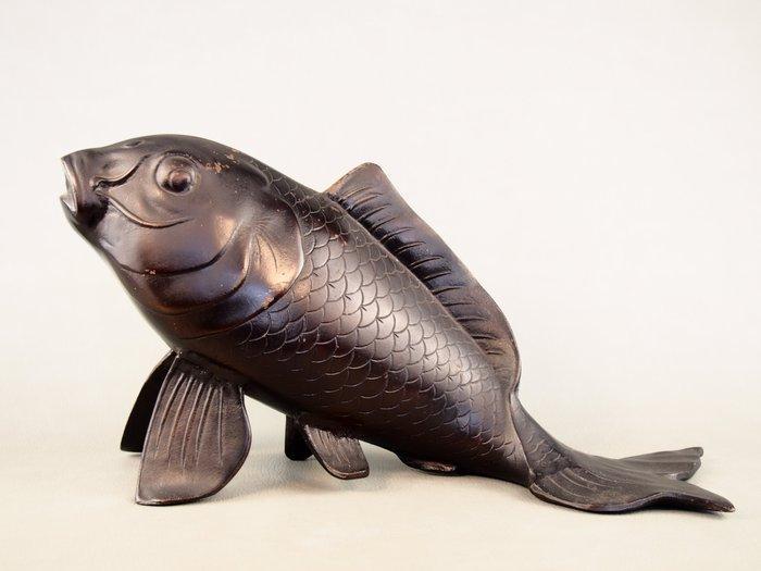 IJzer (gegoten/gesmeed) - Zwarte karper, symbool van, Antiek en Kunst, Antiek | Overige Antiek