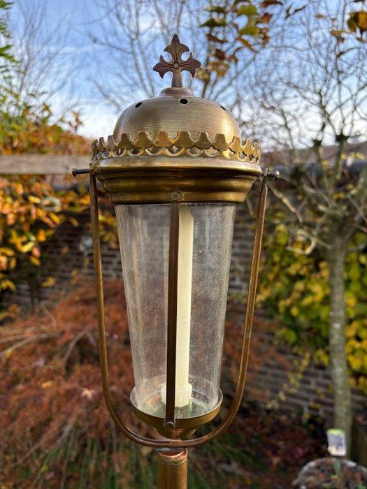 Lantaarn - kerk lantaarn - processie kandelaar - Glas,, Antiek en Kunst, Kunst | Niet-Westerse kunst