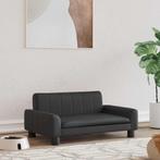vidaXL Hondenmand 70x45x30 cm kunstleer zwart, Dieren en Toebehoren, Honden-accessoires, Verzenden, Nieuw