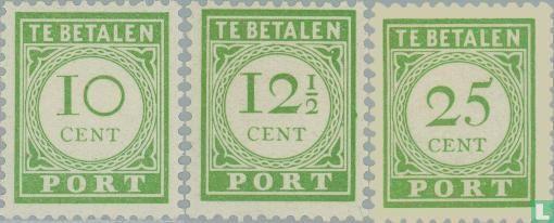 Curaçao - Cijfer - 1945, Timbres & Monnaies, Timbres | Antilles néerlandaises, Envoi