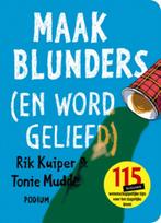 Maak blunders (en word geliefd) 9789057594618 Rik Kuiper, Boeken, Stripverhalen, Verzenden, Gelezen, Rik Kuiper