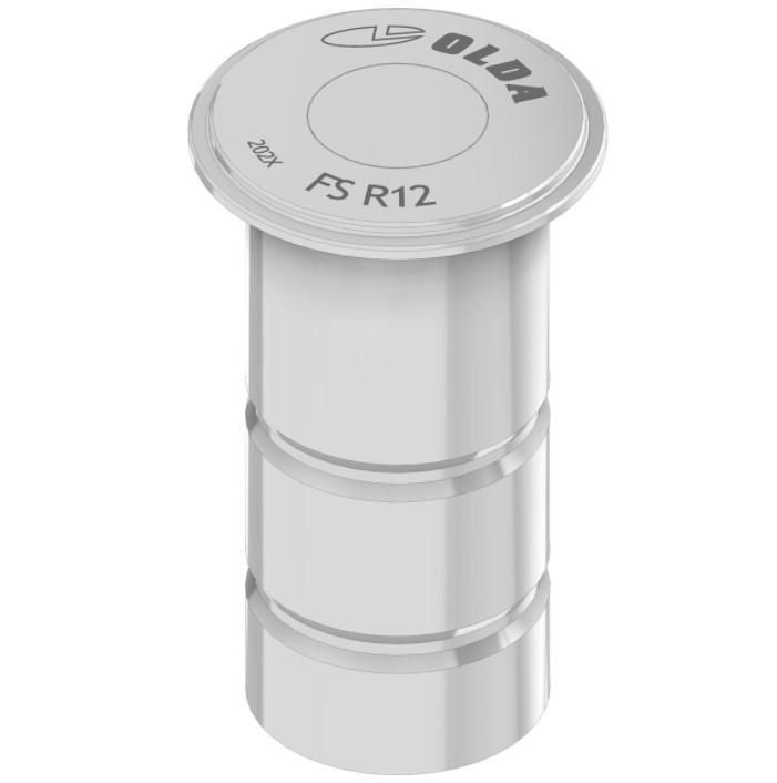 Olda sluitpot lijm type FSR12 tbv kantschuif Ø13mm rvs, Doe-het-zelf en Bouw, Hang- en Sluitwerk, Klink of Kruk, Nieuw, Overige materialen