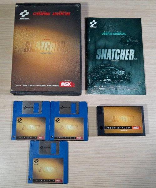 MSX, Konami - Snatcher - Videogame - In originele verpakking, Games en Spelcomputers, Spelcomputers | Overige Accessoires