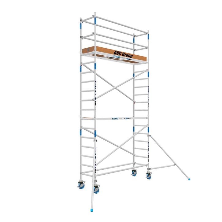 EURO Rolsteiger 75 x 6.2 mtr werkhoogte, Doe-het-zelf en Bouw, Steigers, Rolsteiger of Kamersteiger, Nieuw, 5 meter of hoger, Verzenden