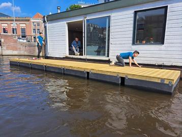 Drijvend Terras / Drijvende Steiger. Bouwpakket of compleet!, Verzenden