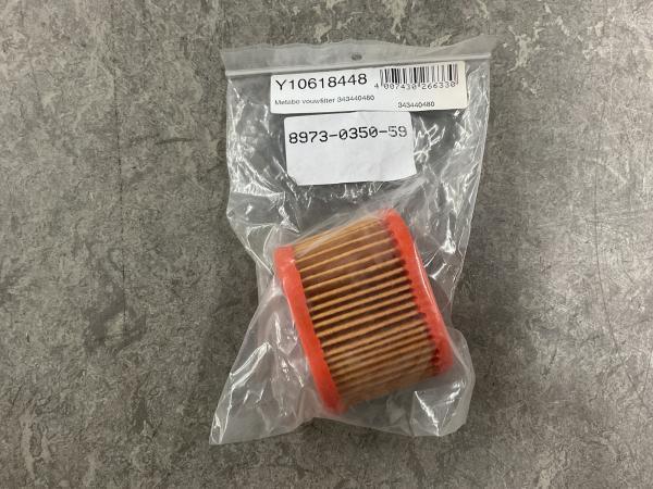 Veiling - 2x Metabo vouwfilter 343440480, Doe-het-zelf en Bouw, Gereedschap | Machine-onderdelen en Toebehoren
