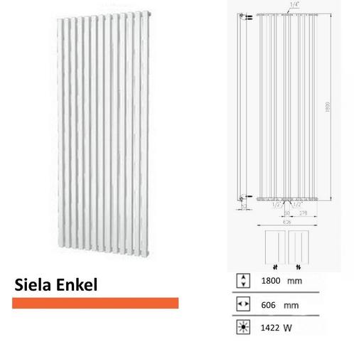 Designradiator Plieger Siena Enkele Variant 1422 Watt, Doe-het-zelf en Bouw, Sanitair, Overige typen, Nieuw, Ophalen of Verzenden