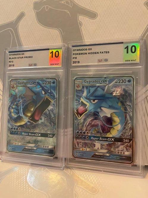 Wizards of The Coast - 2 Graded card - GYARADOS GX #16 +, Hobby & Loisirs créatifs, Jeux de cartes à collectionner | Pokémon