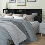 vidaXL Hoofdbordkast 220x19x103,5 cm zwart, Huis en Inrichting, Slaapkamer | Bedden, Verzenden, Nieuw